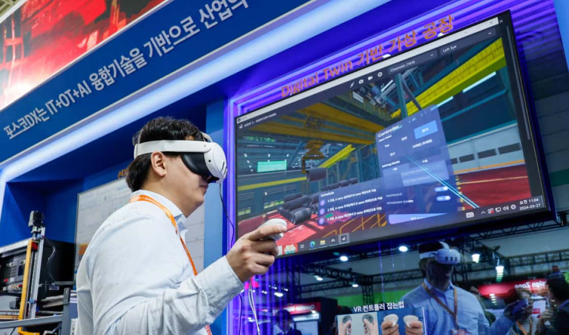 스마트팩토리 크레인 VR 시뮬레이션 갤러리 이미지 1